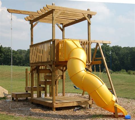 You'll find lots of options available with backyard adventures. Build a Backyard Play Structure