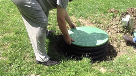 How To Install A Septic Tank Riser And New Lid Yourself Easily Youtube