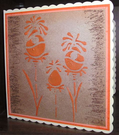 It is usually applied using a fine mist spray, and if you were to purchase it, it would usually be found in the scrapbook section of craft stores. Stencil using translucent medium mixed with orange mica ...