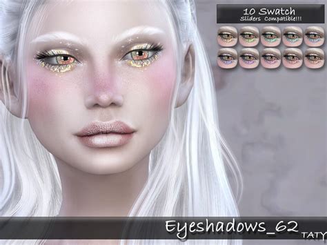 Sims 4 Eyeshadows62 By Tatygagg At Tsr The Sims Book