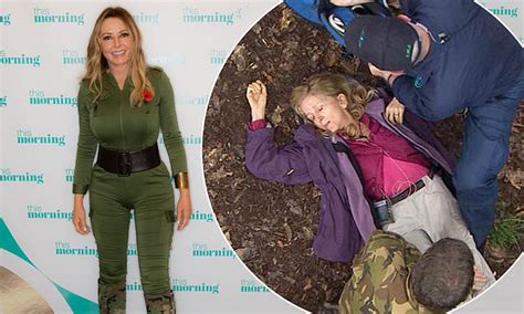 Carol Vorderman 61 Flaunts Her Tiny Waist In A Skin Tight Jumpsuit As
