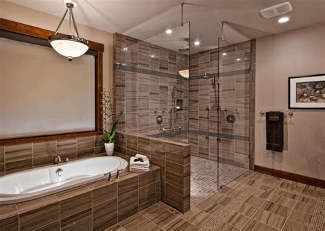 Bathroom design ideas with an open shower and subway tile. Three Simple yet Best Bathroom Tile Ideas Walk in Shower