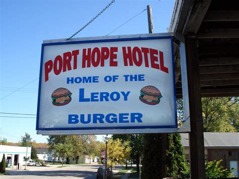 Leroy Burger The Port Hope Hotel A Restaurantbar In Port Flickr
