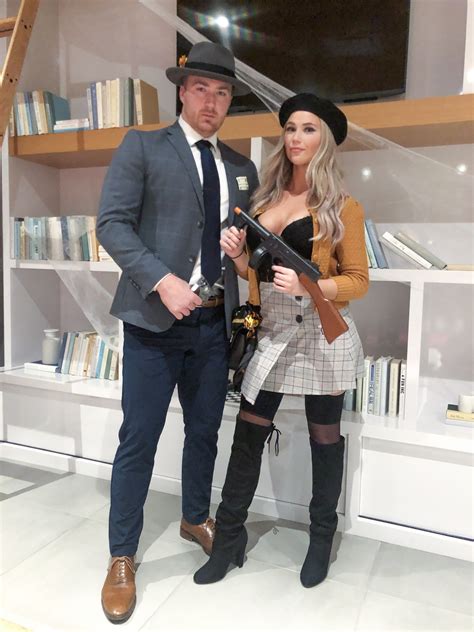 Bonnie And Clyde Costume Haylily Sexy Couple Halloween Costumes