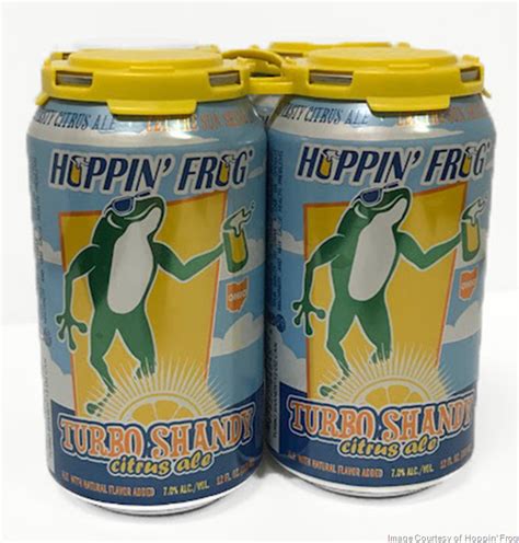 Hoppin Frog Releasing Turbo Shandy Citrus Ale Cans