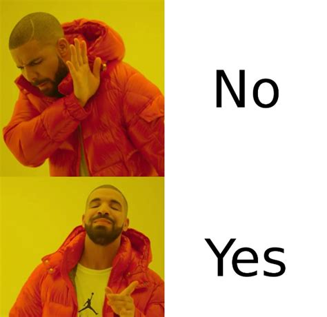No Yes Meme Template