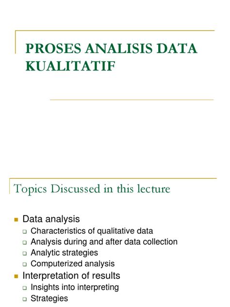 Beberapa pertanyaan umum tentang penelitian kualitatif 4. Kuliah 9- Proses Analisis Data Kualitatif | Data Analysis ...