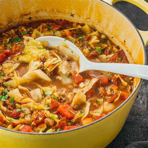 I wouldn't even smell it. Keto Cabbage Soup with Ground Beef - Savory Tooth