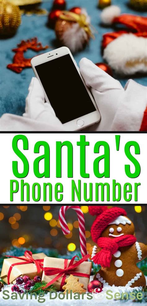 Santas Phone Number Saving Dollars And Sense