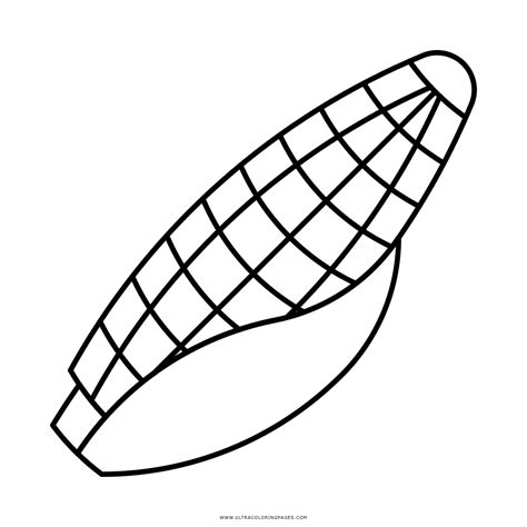 Desenho De Milho Para Imprimir