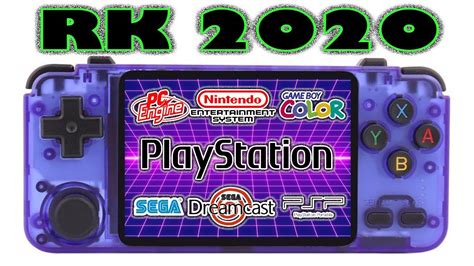 Rk2020 Handheld Game Console Unboxing And Review Ps1 Dc Gb Gba Sega