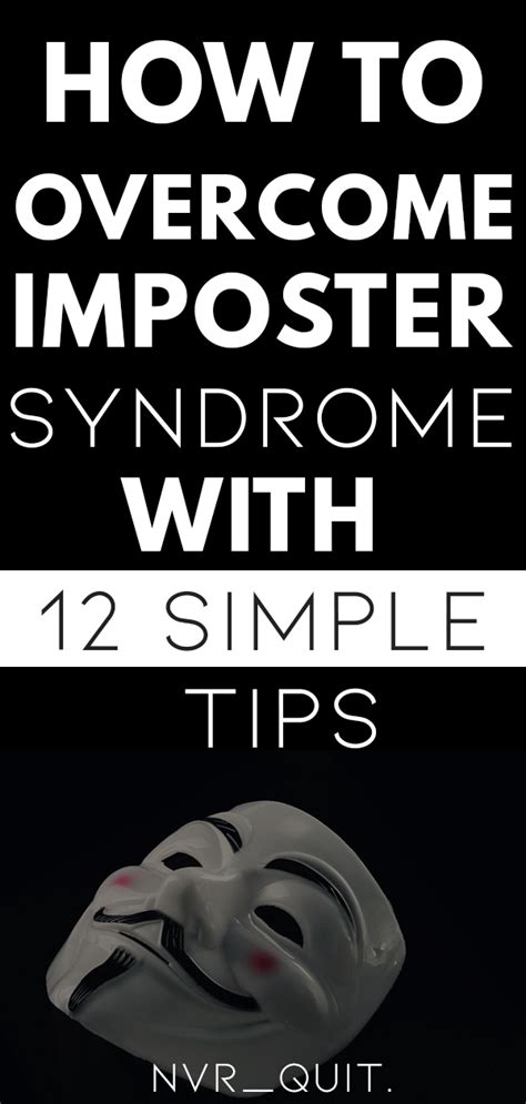 how to overcome imposter syndrome with 12 simple tips in 2020 building self confidence