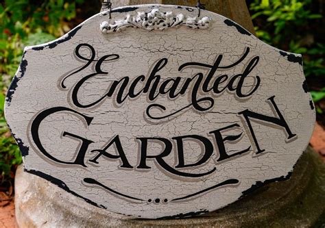 personalized garden signs large qgardena