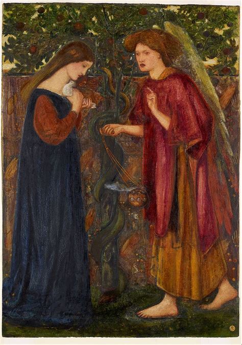 Edward Burne Jones The Annunciation 1857 61 The Annunciation