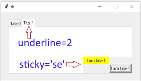 Python Tkinter Gui Notebook To Create Tabs With Options And Methods