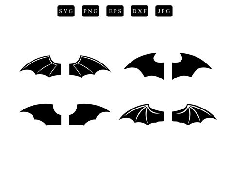 15 Bat Wing Template Fiezafynnley