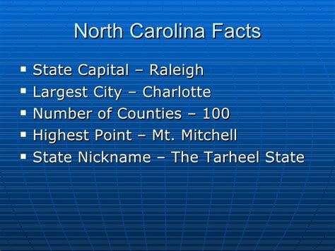 North Carolina Facts