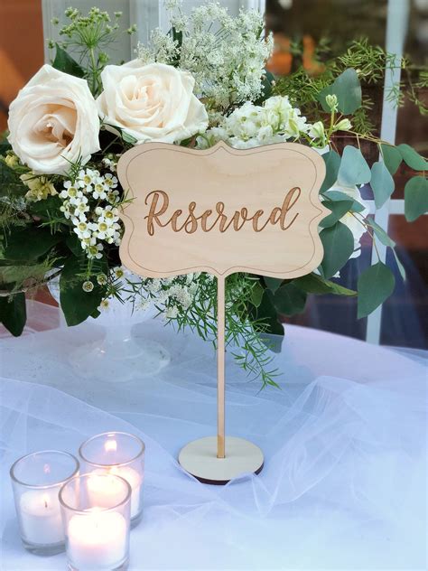 Excited To Share This Item From My Etsy Shop Wooden Reserved Table