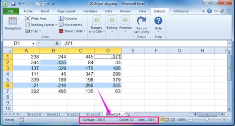 How To Count Sum Only Positive Or Negative Numbers In Excel