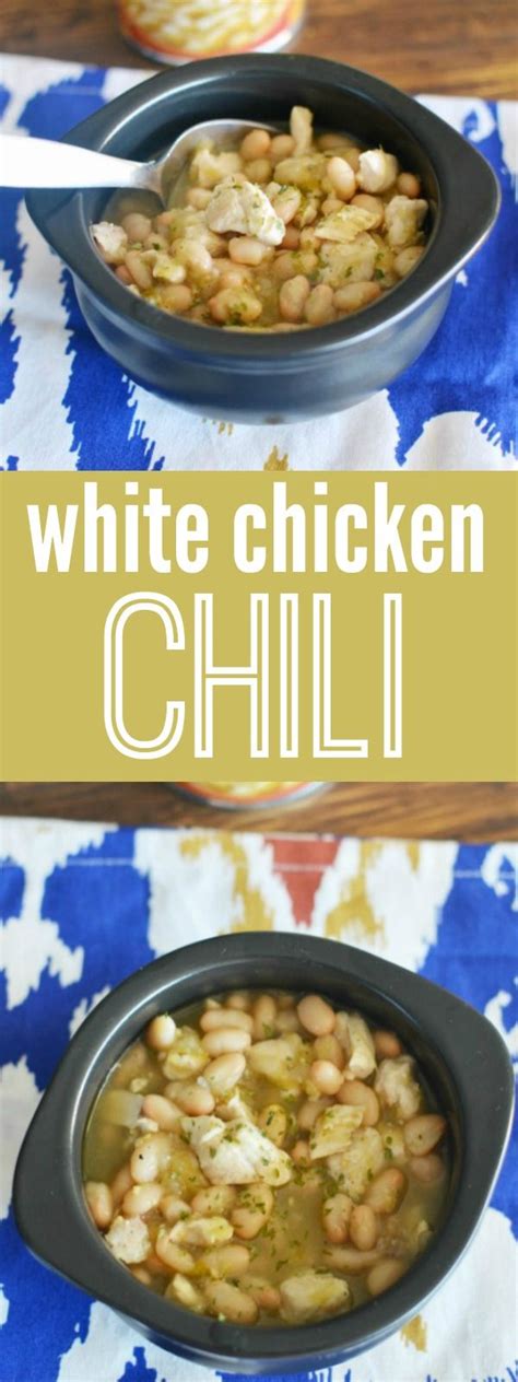 White Chicken Chili Recipe Made Easy With Just 6 Ingredients Super Simple Weeknight M