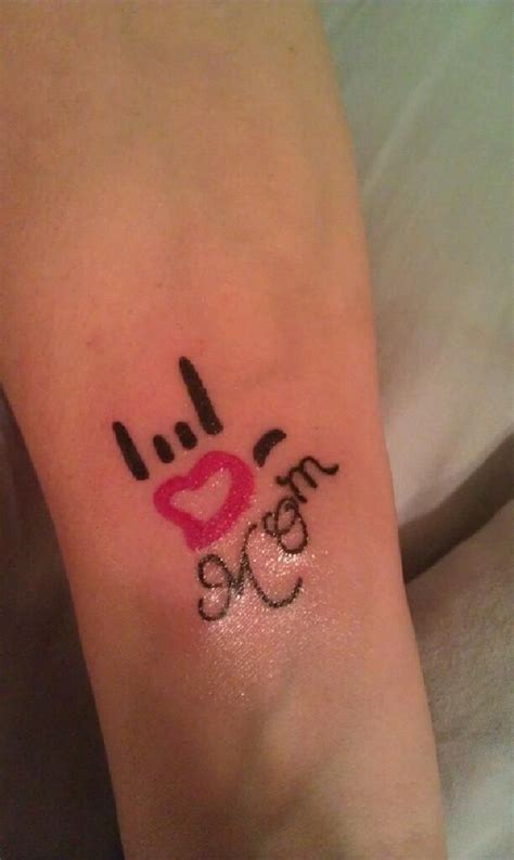 The government takes joyce's baby and gives her to another family. My heart sign mom tattoo in honor of my mom who was deaf ...