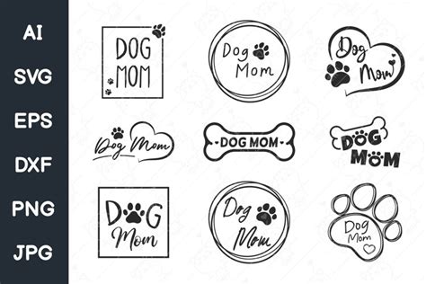 Dog Mom Svg Digital Art And Collectibles Pe