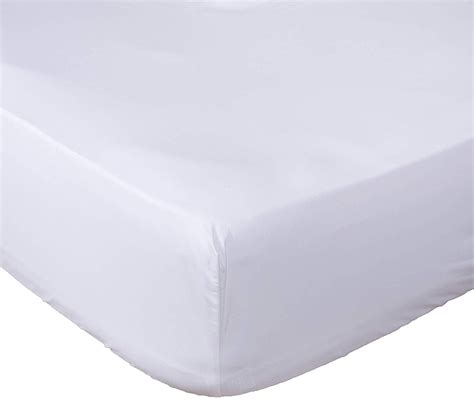 Microfiber Fitted Bed Sheet Queen White Wrinkle Fade And Stain