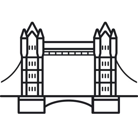 London Bridge Vector Icons Free Download In Svg Png Format