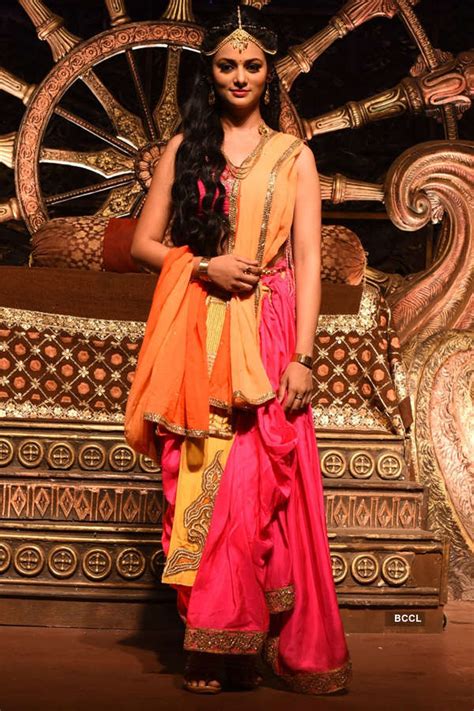 Soumya Seth As Kaurwaki On The Sets Of Historical Tv Serial