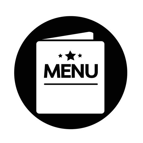 Restaurant Menu Icon Vector