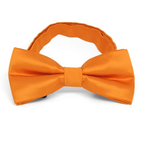 Orange Band Collar Bow Tie Shop At Tiemart Tiemart Inc
