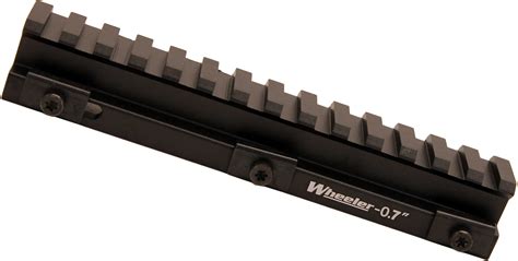 Wheeler Delta Series Picatinny Rail Riser 7 Black Md 156505 11118052
