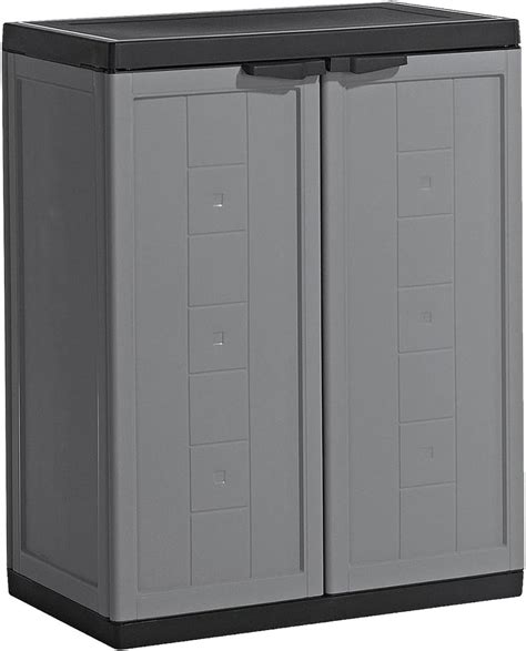 kis 9733000 0444 01 jolly armoire basse plastique gris noir 68 x 39 x 85 cm amazon fr cuisine