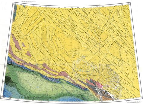 Государственная геологическая карта России Лист s50 52