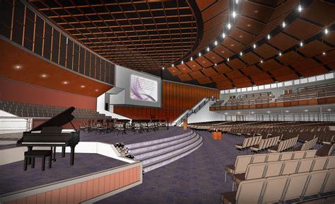 We Provided An Auditorium Concept For This Contemporary 2600 Seat