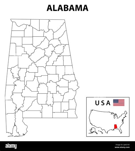 Alabama Map State And District Map Of Alabama Administrative And