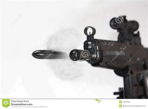 Bullet Leaving Gun Barrel Royalty Free Stock Images Image 15573729