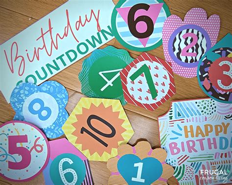 Fun Birthday Countdown Ideas And Cute Numerical T Tags