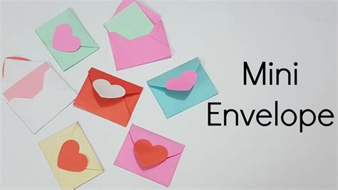Mini Envelopes For Scrapbookmini Envelopes For Explosion Boxhow To