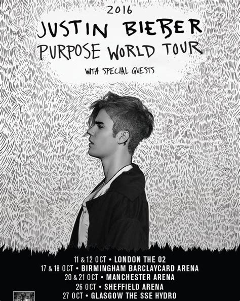 Since the original bieber fever days when one hair flip was all it took to make hoards. Justin Bieber confirms UK dates for 2016 Purpose world ...