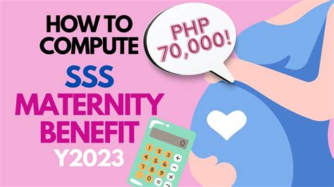 How To Compute Sss Maternity Benefit Y2023 Updated Version Youtube