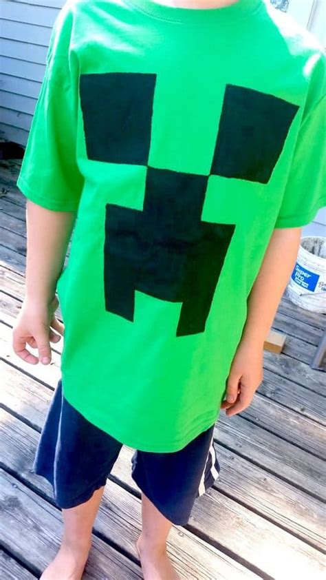 Minecraft Creeper T Shirt Tutorial Under 5 To Make
