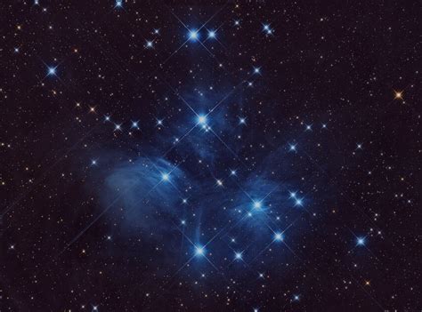 M45 The Pleiades Open Star Cluster Captured By Astrophotographer Ron