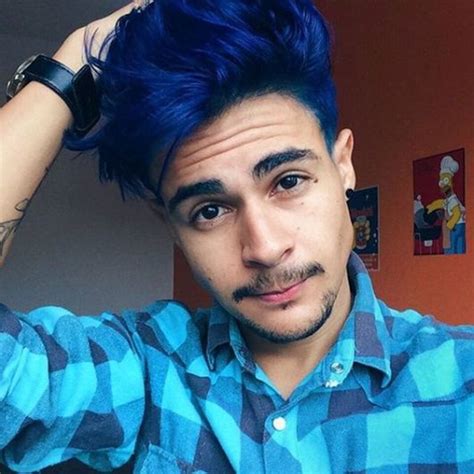 Cabelo Azul Masculino