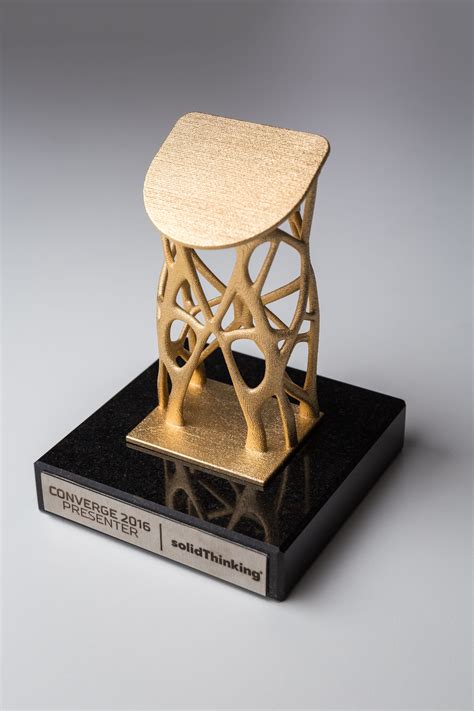 3D printed trophy - custom made awards - design awards | Trophy design, Design awards, Awards trophy