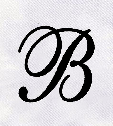 Fancy Alphabet B Machine Embroidery Design Letter B Embroidery Design
