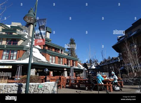 Usa California Ca South Lake Tahoe Heavenly Ski Resort Village Winter