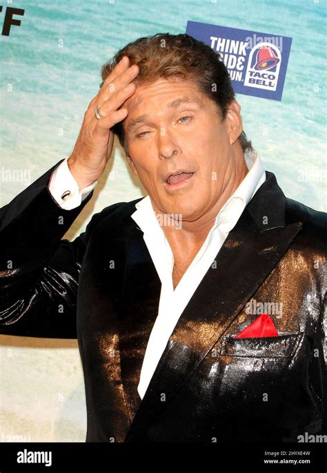 David Hasselhoff At The Comedy Central Roast Of David Hasselhoff Held At Sony Studios In Culver