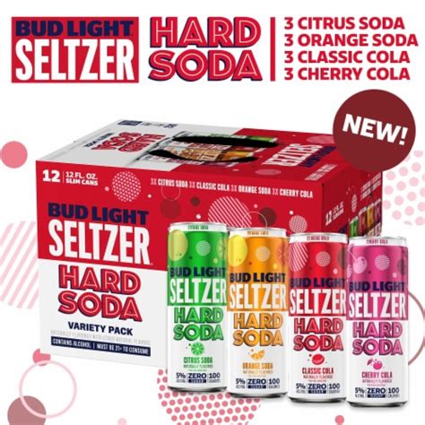 Bud Light Hard Seltzer Citrus And Cola And Orange And Cherry Cola Hard Soda