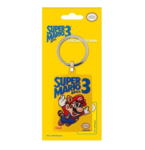 Compra Super Mario Bros 3 Llavero metálico NES Cover 6 cm Original